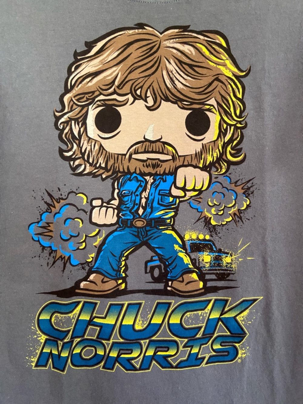 NWOT Funko Chuck Norris T-Shirt Unisex Small 80’s Icon NWOT - Picture 2 of 7